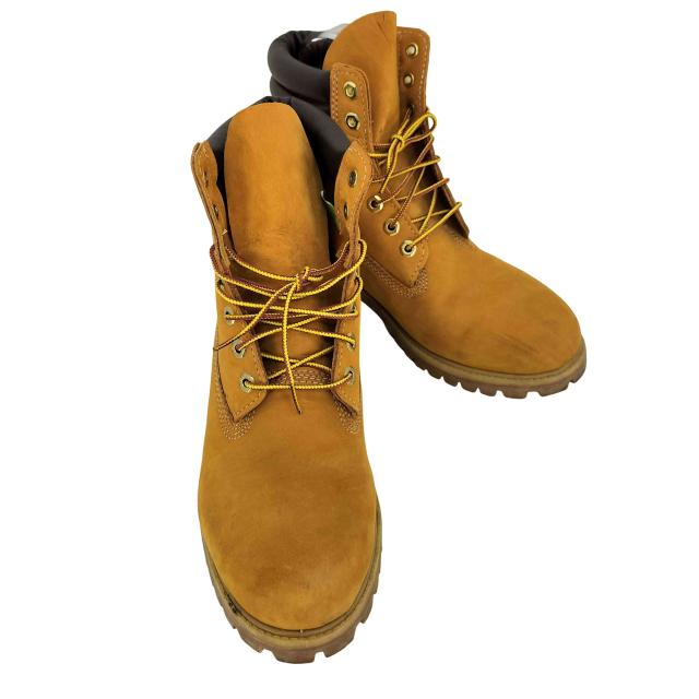 Timberland(ティンバーランド) 6INCH DOUBLE COLLAR BOOT プリマロフト 6インチ ダブルカラー イエロー ブーツ メンズ JPN：28 【中古】【ブランド古着バズストア】