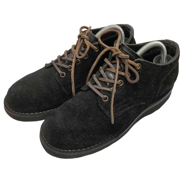 USED古着(ユーズドフルギ) {{HATHORN BOOTS}} MACHINE OXFORD SHOES ラフアウト スウェード レザー ブーツ メンズ 7 1/2 E【中古】【ブランド古着バズストア】