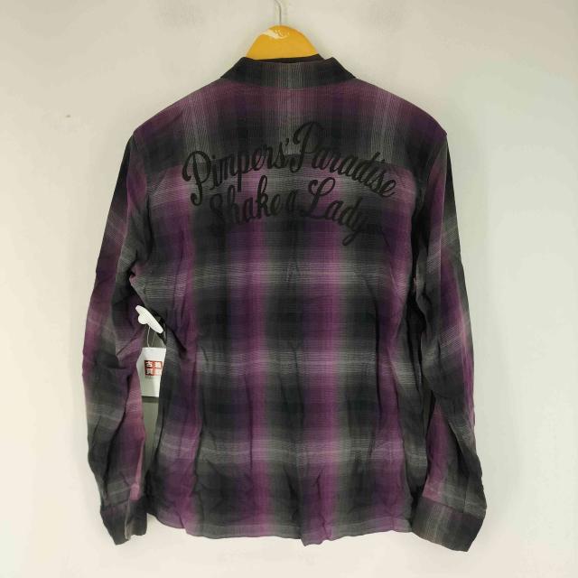 WACKO MARIA(ワコマリア) オープンカラー レーヨン ネルシャツ メンズ import：XL 【中古】【ブランド古着バズストア】_1