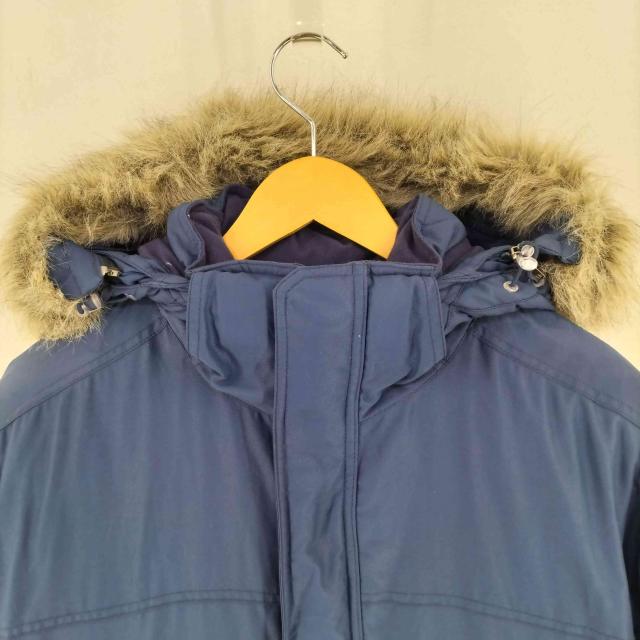 L.L.Bean(エルエルビーン) 裏地キルティング フェイクファー フーデッド グースダウンジャケット GORE-TEX  メンズ import：L 【中古】【ブランド古着バズストア】