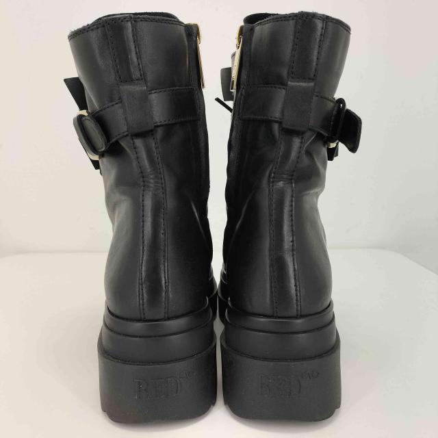 RED VALENTINO(レッドヴァレンティノ) リボン付き レザーコンバット