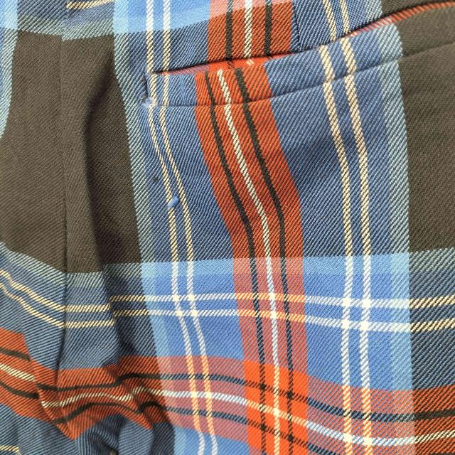 CHARLES JEFFREY LOVERBOY(チャールズジェフリーラバーボーイ) MADE IN ENGLAND タータンチェックウールパンツ メンズ  30【中古】【ブランド古着バズストア】 CHARLES JEFFREY LOVERBOY(チャールズジェフリーラバーボーイ) MADE IN