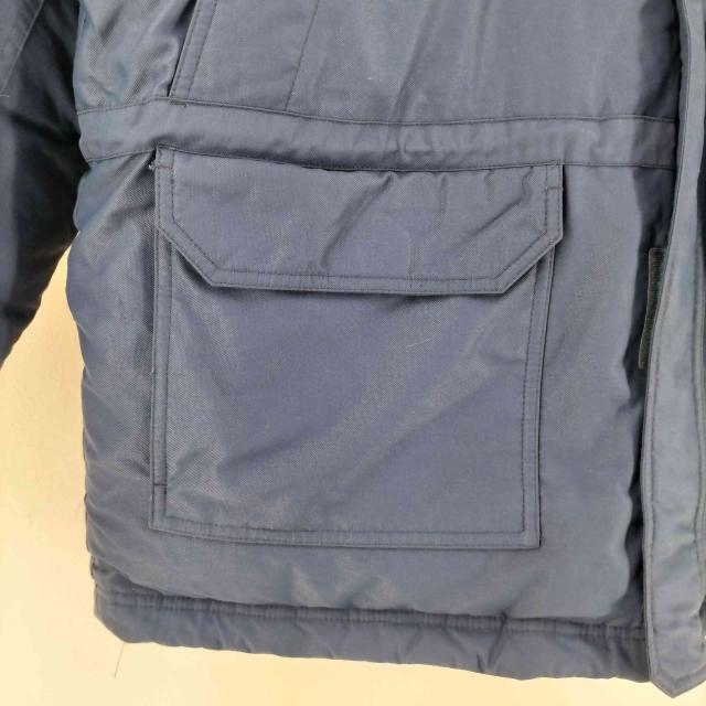 L.L.Bean(エルエルビーン) 裏地キルティング フェイクファー フーデッド グースダウンジャケット GORE-TEX  メンズ import：L 【中古】【ブランド古着バズストア】