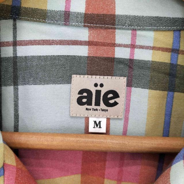 AiE(エーアイイー) PAINTER SHIRT - MADRAS ペインターシャツ マドラス