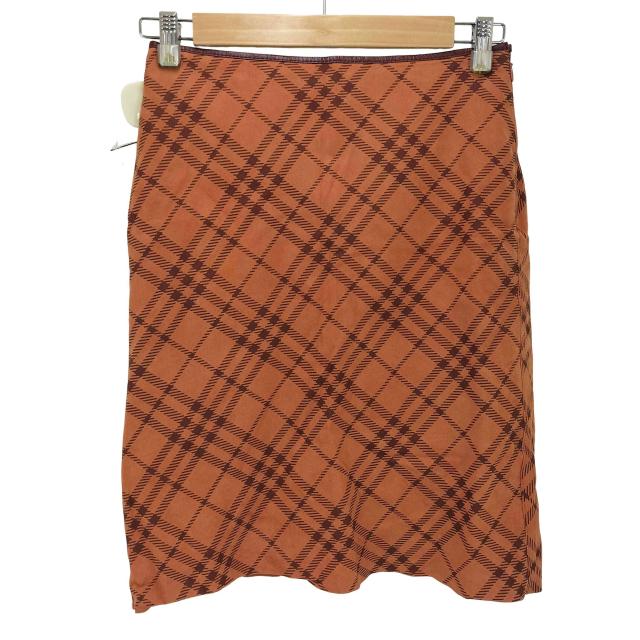 ●美品●　バーバリー　ブルーレーベル　チェック　フリル　フレア　ロングスカート ○美品○ バーバリー ブルーレーベル チェック フリル フレア ロング