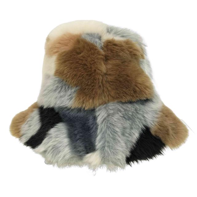 USED古着(ユーズドフルギ) HEATHER BRENNAN EVANS  / PATCHWORK FUR HAT レディース 表記無 【中古】【ブランド古着バズストア】