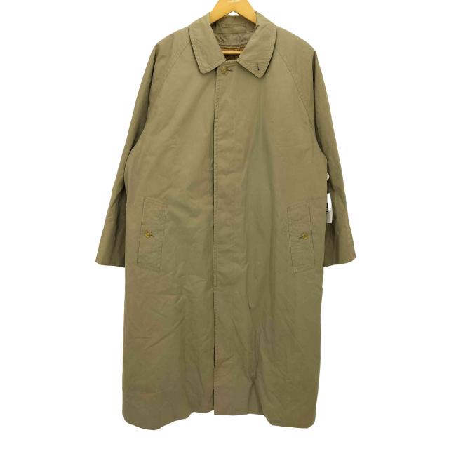 BURBERRYS(バーバリーズ) 80-90S ウール ノバチェック ライナー付 比翼 ステンカラー コート メンズ 表記無 【中古】【ブランド古着バズストア】の通販は