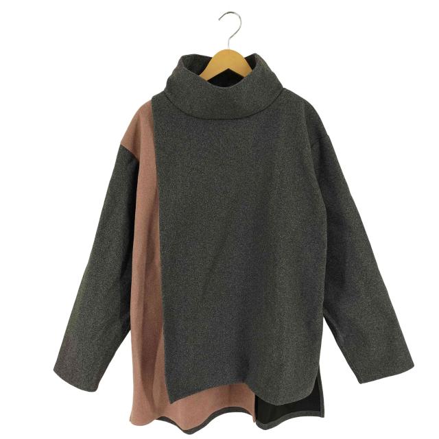 ROOM.13(ルームサーティーン) 24AW layered turtle neck バイカラーメルトン地トップス メンズ JPN：2 【中古】【ブランド古着バズストア】