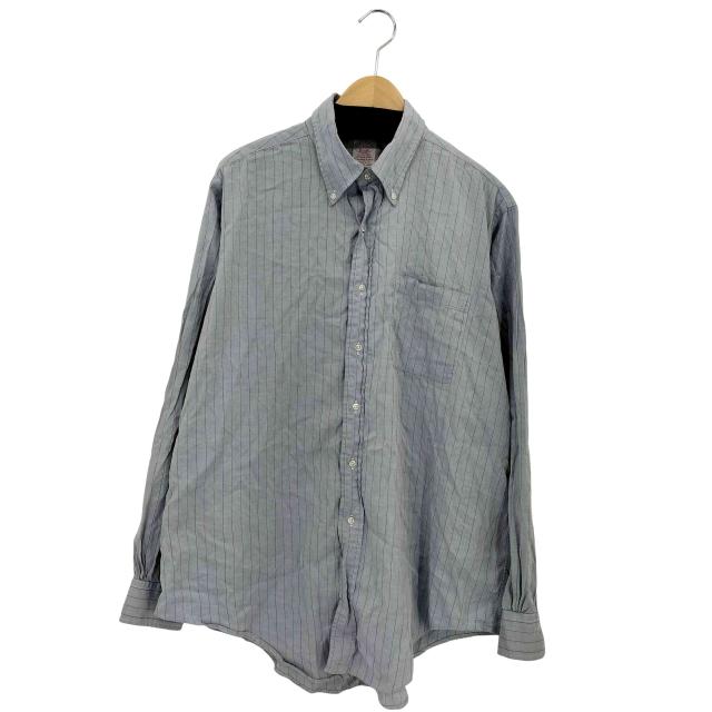 BROOKS BROTHERS(ブルックスブラザーズ) 90s USA製 BD ストライプ柄 シャツ メンズ 17-5【中古】【ブランド古着バズストア】
