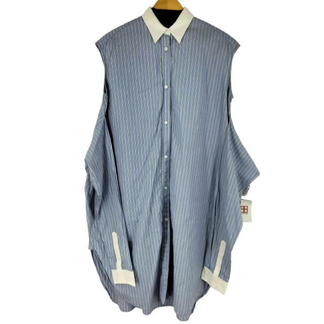 JUUN.J(ジュンジェイ) ストライプ スリーブデザイン ワンピース レディース DE：36 【中古】【ブランド古着バズストア】