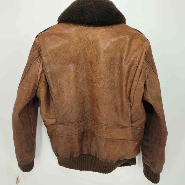 USED古着(ユーズドフルギ) 日本製 A-2 COW LEATHER BOMBER JACKET  