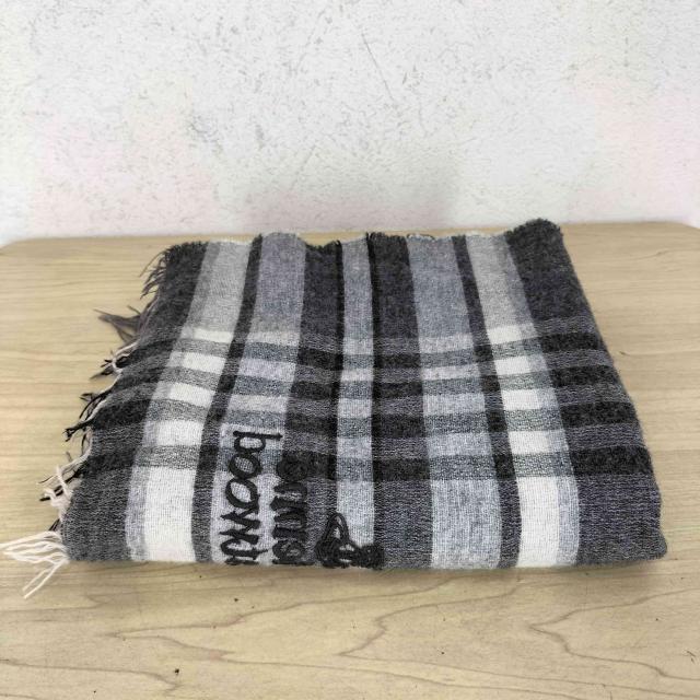 Vivienne Westwood(ヴィヴィアンウエストウッド) MADE IN ITALY ロゴ刺繍 チェック柄 マフラー メンズ 表記無 【中古】【ブランド古着バズストア】_1