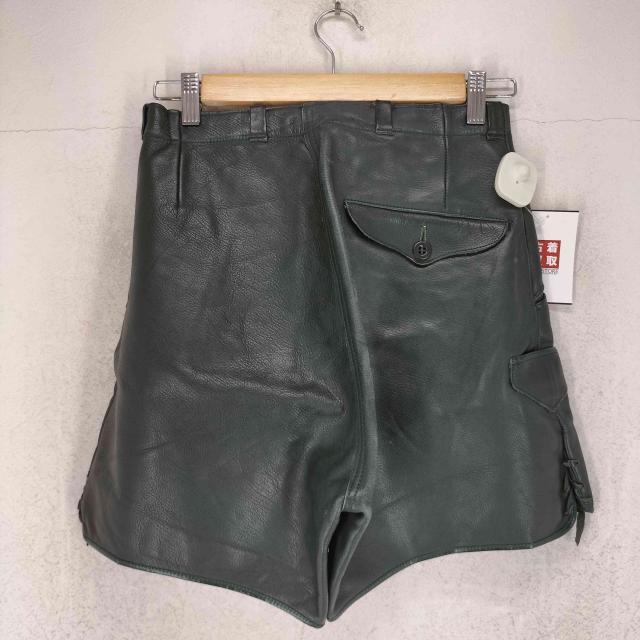 USED古着(ユーズドフルギ) 50~60S EURO VINTAGE RISEジッパー レザーショーツ メンズ 表記無 【中古】【ブランド古着バズストア】_1
