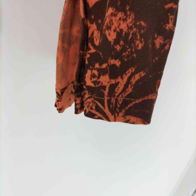 USED古着(ユーズドフルギ) {{jade cropper}}フラワープリント バックオープン アシンメトリー L/S ブラウス レディース JPN：XS 【中古】【ブランド古着バズストア】 USED古着(ユーズドフルギ) {{jade cropper}}フラワープリント バック