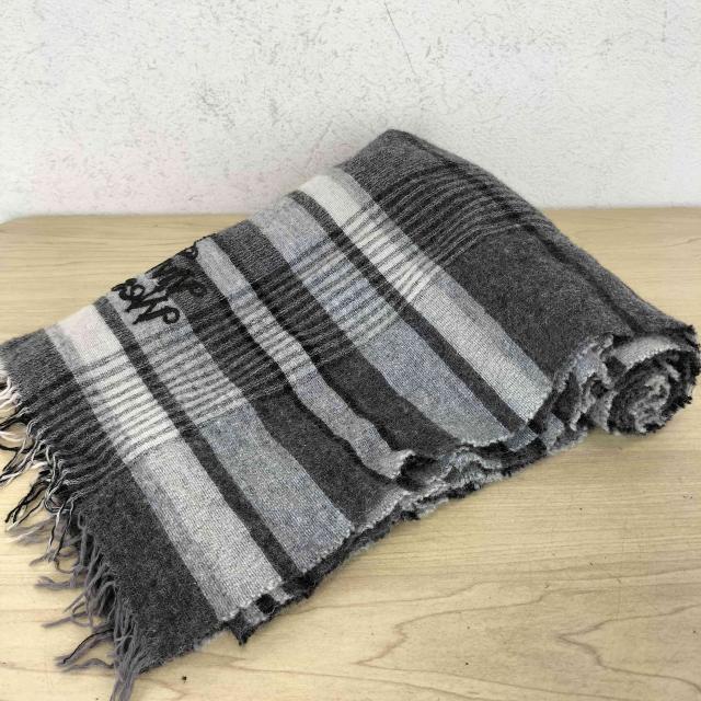 Vivienne Westwood(ヴィヴィアンウエストウッド) MADE IN ITALY ロゴ刺繍 チェック柄 マフラー メンズ 表記無 【中古】【ブランド古着バズストア】_4