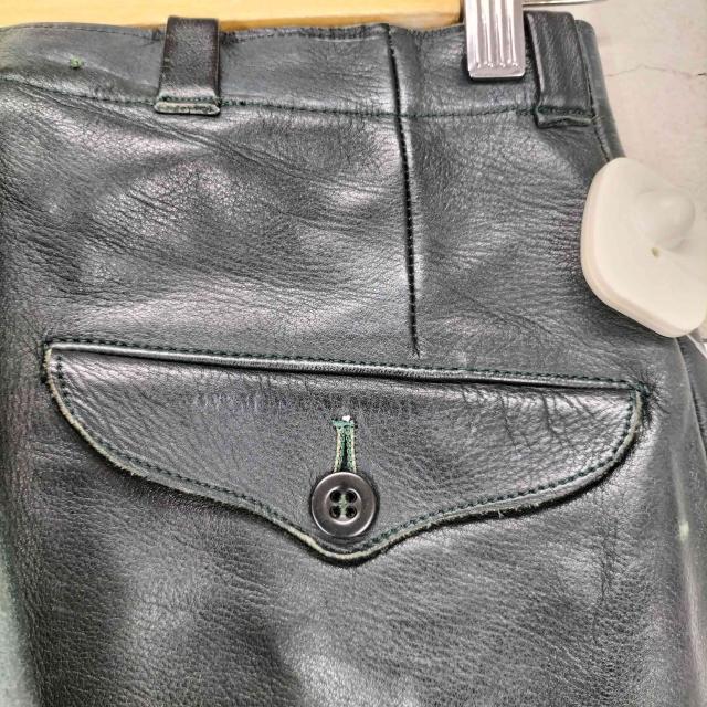 USED古着(ユーズドフルギ) 50~60S EURO VINTAGE RISEジッパー レザーショーツ メンズ 表記無 【中古】【ブランド古着バズストア】_4