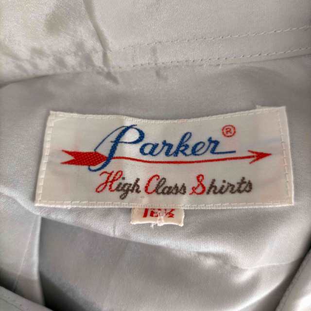 Parker(パーカー) 60S サテンシャツ ボックスシルエット 襟芯 メンズ