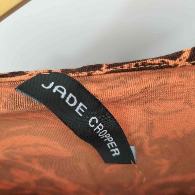 USED古着(ユーズドフルギ) {{jade cropper}}フラワープリント バックオープン アシンメ 中古 古着 1125 USED古着(ユーズドフルギ) {{jade cropper}}フラワープリント