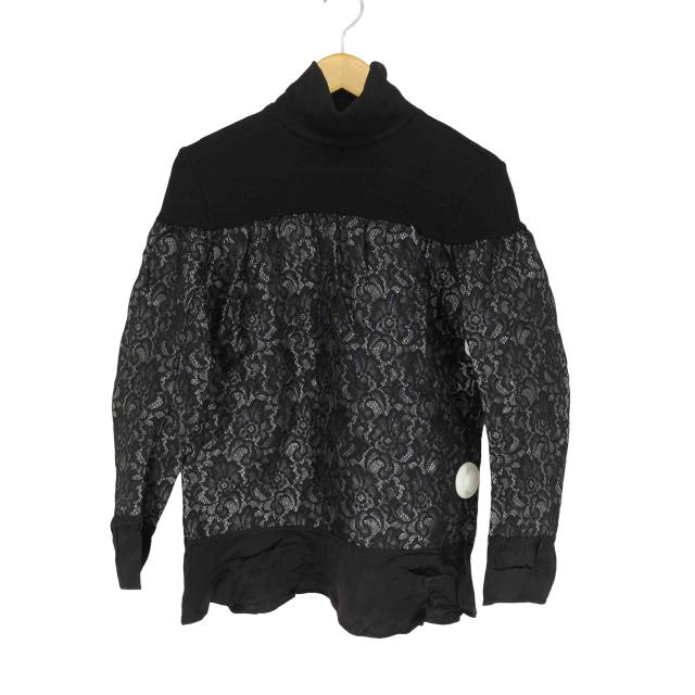 kolor(カラー) レース切替ハイネックニット レディース  1【中古】【ブランド古着バズストア】の通販は 7,207円