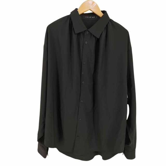 NO ID.BLACK(ノーアイディーブラック) 24AW ネクタイ付ネックギャザーBIG-SHシャツ メンズ ONE SIZE 【中古】【ブランド古着バズストア】の通販は 5,269円