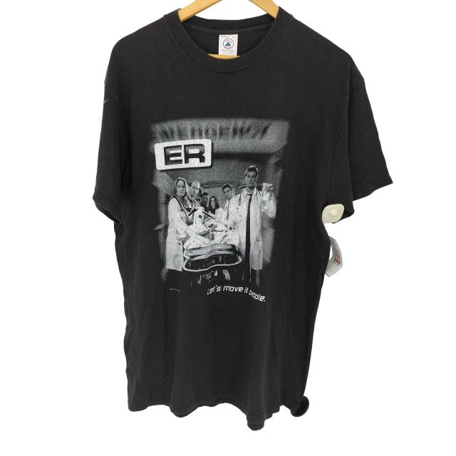 DELTA PRO WEIGHT(デルタプロウェイト) 90s コピーライト1996 海外ドラマプリントTシャツ メンズ import：L 【中古】【ブランド古着バズストア】