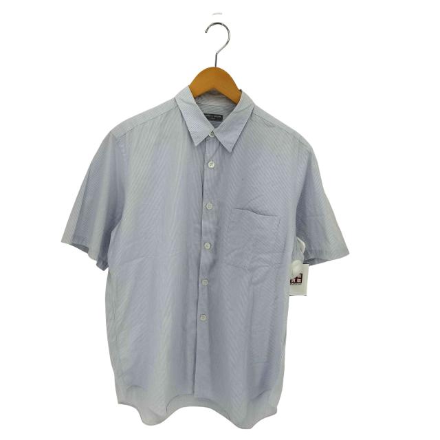 COMME des GARCONS HOMME(コムデギャルソンオム) 02SS 銀タグ 田中オム フロントポケット シェルボタン レギュラーカラー 半袖シャツ  メンズ 表記無 【中古】【ブランド古着バズストア】