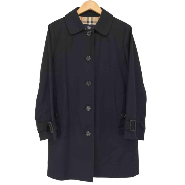 BURBERRY LONDON(バーバリーロンドン) 裏地ノバチェック ステンカラーコート レディース JPN：11号 【中古】【ブランド古着バズストア】