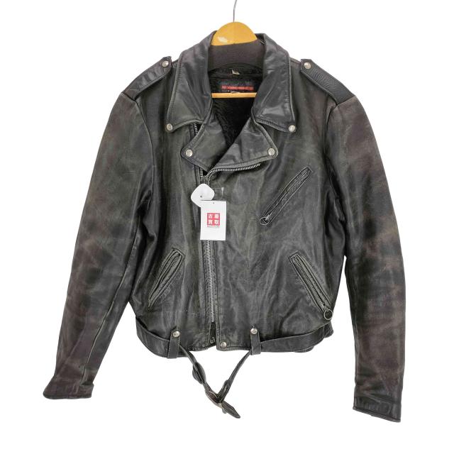 BROOKS(ブルックス) 70-80S MADE IN USA TALONジップ ダブルライダースジャケット メンズ JPN：48 【中古】【ブランド古着バズストア】