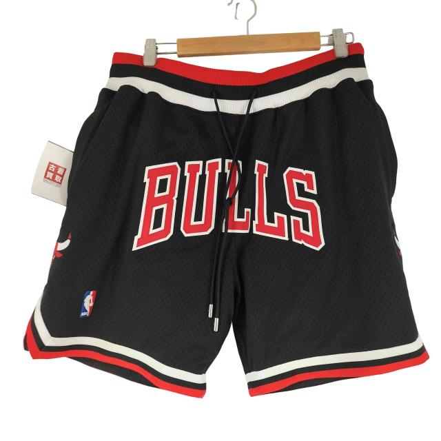 mitchell＆ness(ミッチェルアンドネス) {{JUST DON}}  チームロゴ メッシュショーツ メンズ import：L