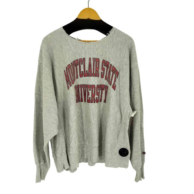 Champion(チャンピオン) REVERSE WEAVE MONTCLAIR STATE UNIVERSITY クルーネックスウェット レディース JPN：L 【中古】【ブランド古着バズストア】