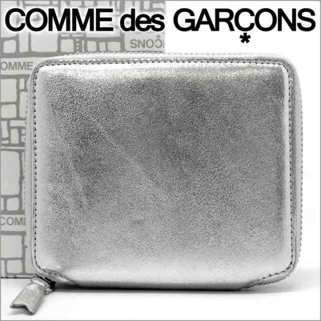 コムデギャルソン 二つ折り財布 Comme Des Garcons コンパクト財布 レディース メンズ シルバー Sa2100g Silverの通販はau Pay マーケット アイゲット