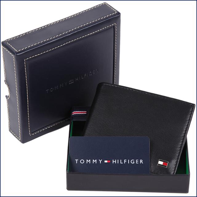 トミーヒルフィガー 二つ折り財布 Tommy Hilfiger トミー 財布 メンズ ブラック 31tl25x003 Blackの通販はau Pay マーケット アイゲット