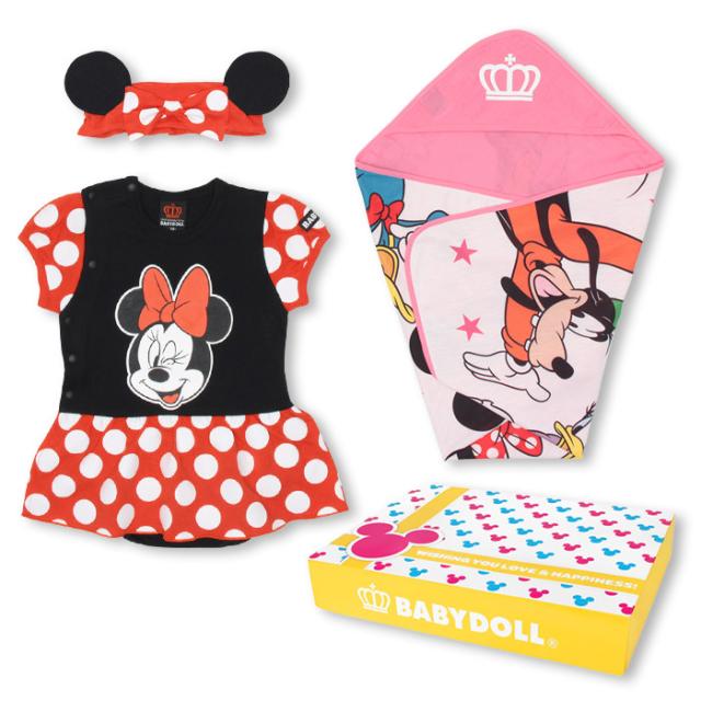 New 送料無料 ディズニー Box付き3点ギフトセット ベビーサイズ 新生児 ベビードール Babydoll 0132b Dy の通販はau Pay マーケット Babydoll ベビードール