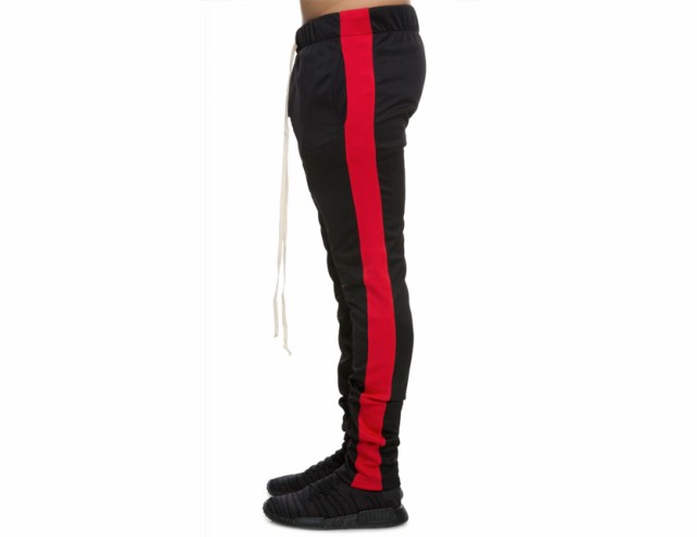 black and red eptm track pants