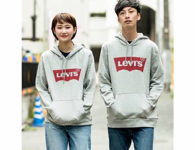 LEVI'S リーバイス パーカー プルパーカー レディース メンズ バットウイング ステッチ LEVIS Levi's ペアルック  19622-0018-0005-0003｜au PAY マーケット