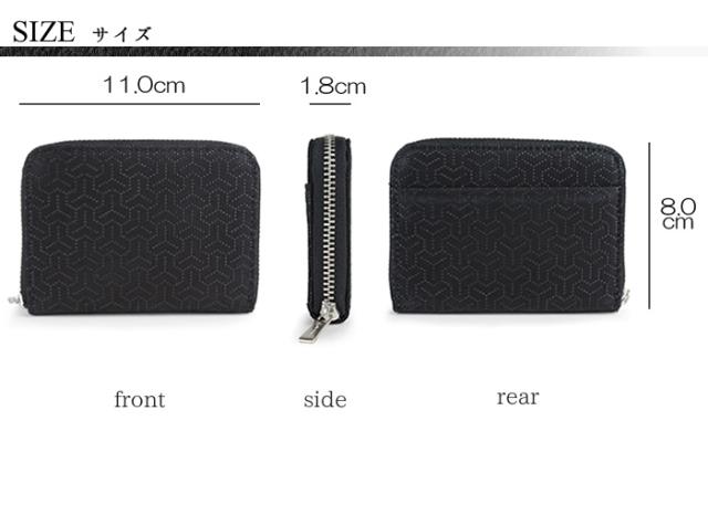 小銭入れ コインケース ファスナー メンズ 紳士 本革 牛革 鹿革 日本製