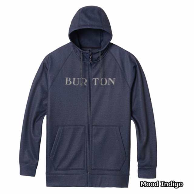 burton men's crown bonded full zip hoodie