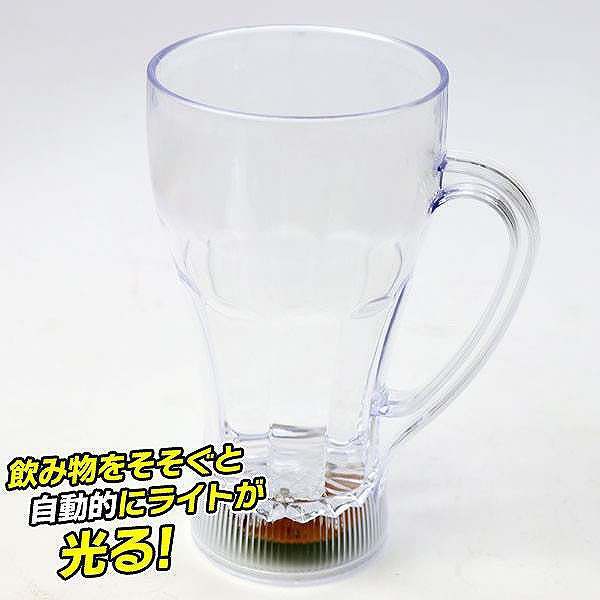 光るグラス プラスチック製 自動 点滅 電池式 ◇ NEW センサーネオン ジョッキの通販はau PAY マーケット - pochitto