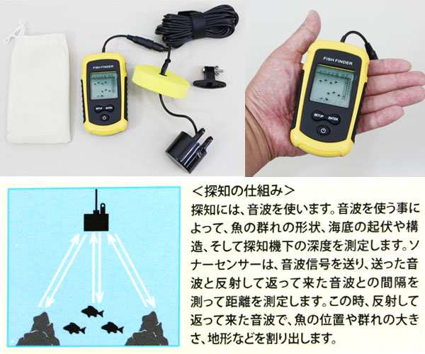 福袋 ワカサギセット(電動リールYH-201・魚探 大漁くん)【送料無料