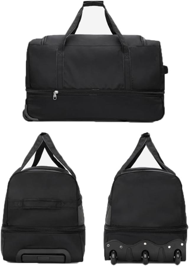 ボストンキャリー 3way キャスターバッグ 90L キャリーバッグ 折りたたみ 大容量 3輪 撥水加工 拡張可能 トロリーバッグ メンズ レディース 旅行 合宿 引っ越し 旅行バッグ スーツケ 出張_13