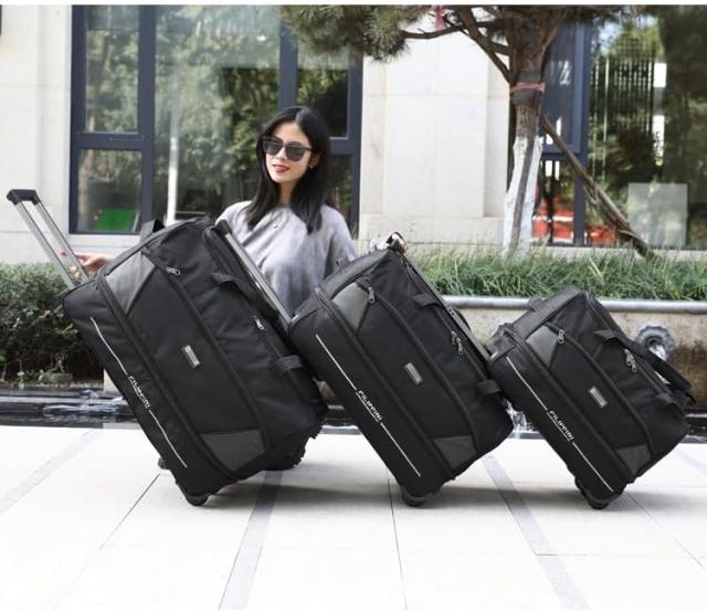 ボストンキャリー 3way キャスターバッグ 90L キャリーバッグ 折りたたみ 大容量 3輪 撥水加工 拡張可能 トロリーバッグ メンズ レディース 旅行 合宿 引っ越し 旅行バッグ スーツケ 出張_7