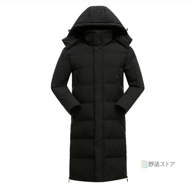 防寒 中綿 超ロングコート ベンチコート メンズ レディース 中綿コート 裏起毛 暖かい 冬服 ロング丈 中綿ジャケット 膝下丈 保温性抜群 スポーツコート 作業服 トレーニング ボリューム 旅 部活_6