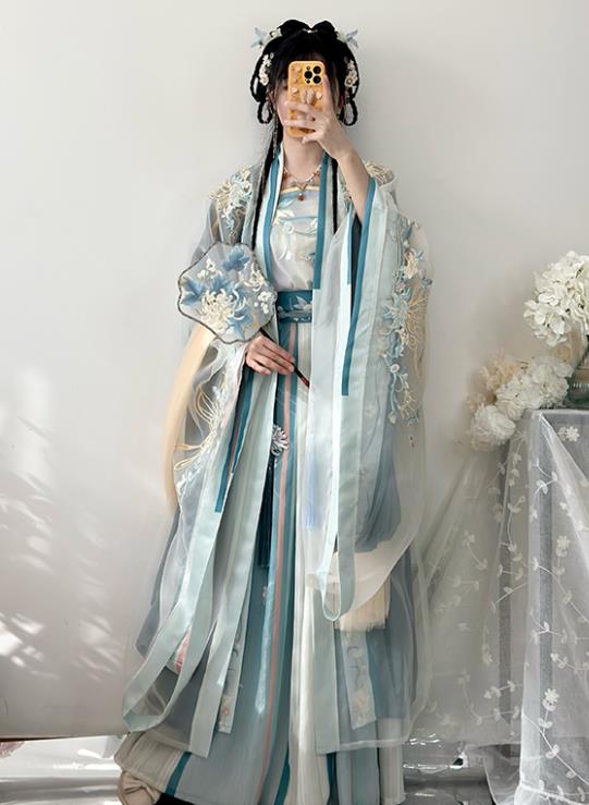 夏新品チャイナドレス 大人用中国宮廷風唐装漢服 エレガント復古風コスプレ衣装 写真撮影パーティー用ドレスレディース 古代 中華服 演出服 チャイナ服 漢服ドレス 漢唐古代服 漢服仙気超仙ひらひら豪華 6,963円