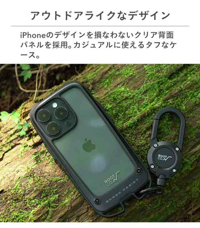 iPhone 14 Plus 14 Pro Max ROOT CO. GRAVITY Shock Resist Case +Hold 