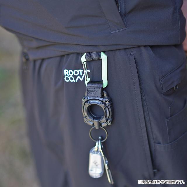 ROOT CO. GRAVITY CARABINER LOOP (ブラック/レギュラー) カラビナ