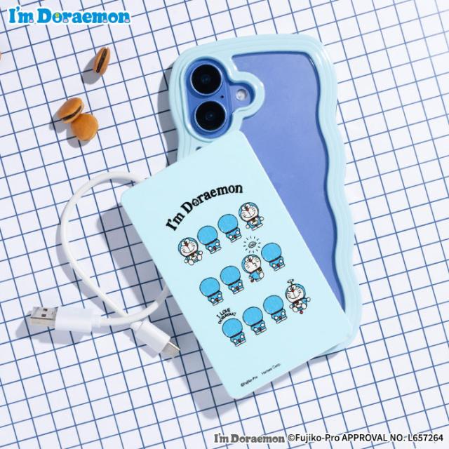 猫と暮らすあえ。  CASETiFY ドラえもん　モバイルバッテリー ドラえもん モバイルバッテリー 5000mAh 【 小型 軽量 モバイル充電器