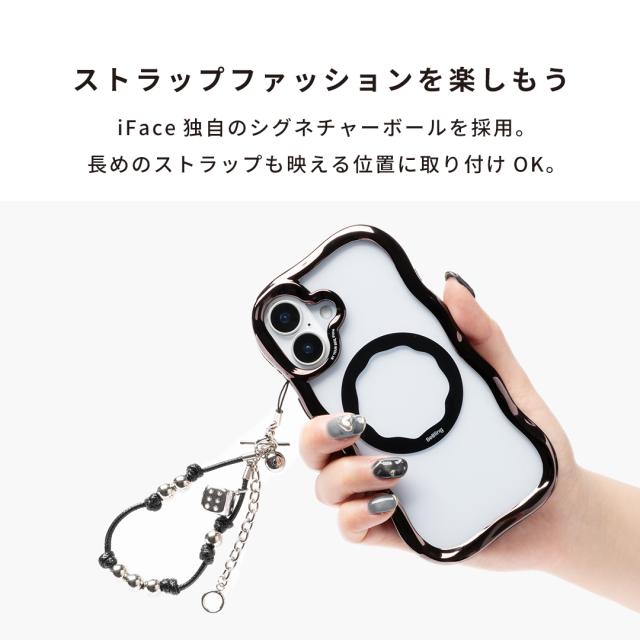 公式】iFace BeBling Wave MagSafe対応 iPhone18Pro ケース クリア