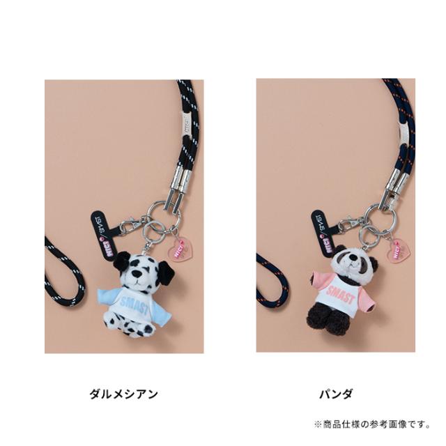 ニキ ぬいぐるみ付き スマホショルダーストラップ 紐 NICI×SMAST