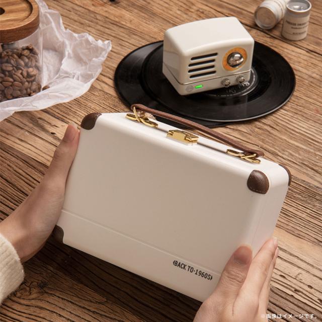 Bluetooth スピーカー レトロ 可愛い おしゃれ 小型 ポータブルスピーカー ブルートゥーススピーカー FMラジオ機能 クラシック ヴィンテージ アンティーク インテリア ピクニック ミニトランク入り プレゼント ギフト MUZEN OTR Metal_8