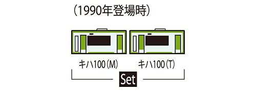 TOMIX Nゲージ キハ100形ディーゼルカー 試作車・登場時 セット 2両